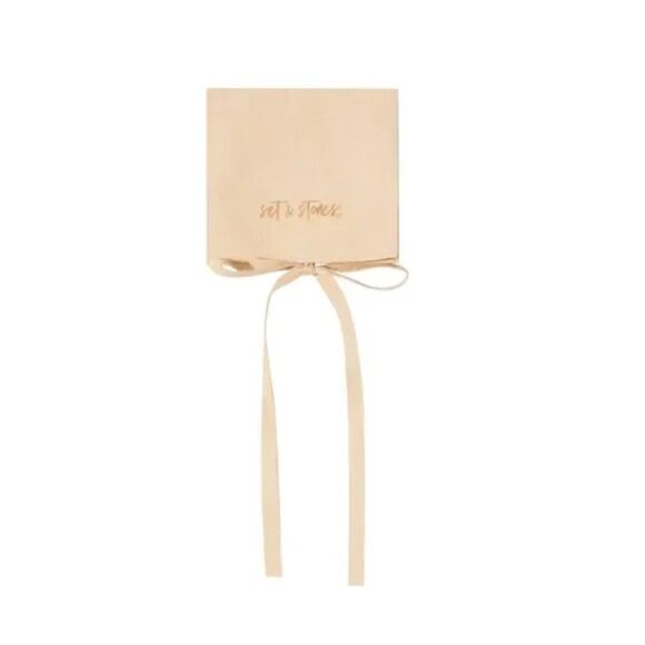 NWT Set & Stones Shelly Pearl and 14k Gold Anklet - Picture 5 of 6